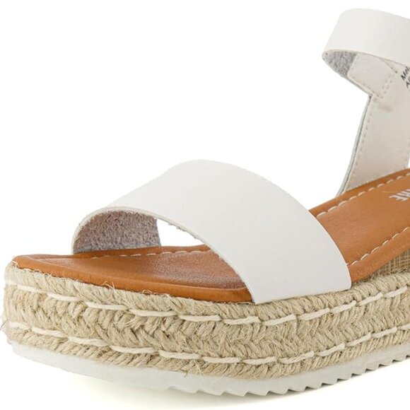 CUSHIONAIRE Women's Melissa Espadrille Platform Wedge Sandal - Picture 1 of 16